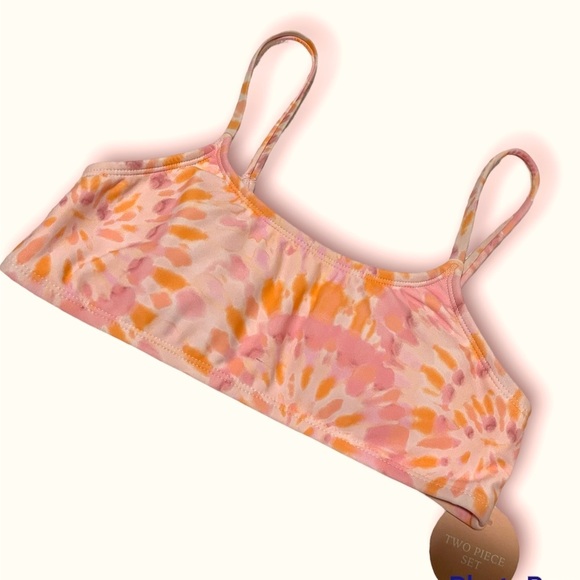 GB Girl.. Girls Big Girls Bandeau High Waisted Two-Piece Swimsuit Tie Dye - Picture 7 of 7